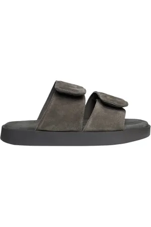 INUIKII Schoenen, Dames, Grijs, 39 EU, Suede Velcro Klassieke Schoenen