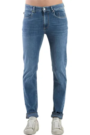 Siviglia Jeans, Heren, Blauw, W33, Denim, Blauwe Denim Palazzo Broek