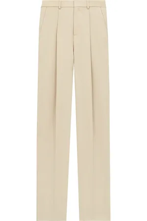 Saint Laurent Broeken, Heren, , M, Wol, Broek met Ritssluiting