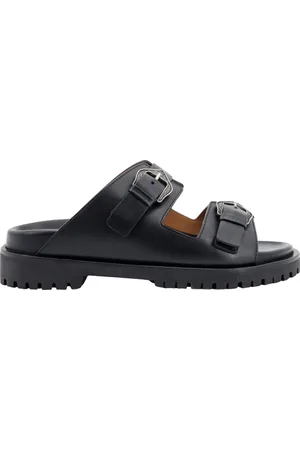 OFF-WHITE Schoenen, Dames, Zwart, 36 EU, Leer, Sandalen