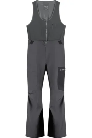 Sease Jumpsuits & Playsuits, Heren, Grijs, 3Xl, Wol, Gelaagde Ski Jumpsuit met Zakken