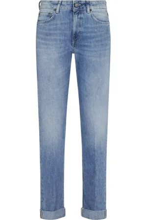 Dondup Jeans, Dames, Blauw, W28, Stijlvolle Broek Pantalone SUE