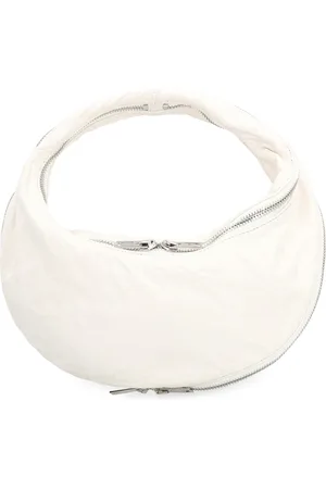Alexander Wang Tassen, Dames, Wit, ONE Size, Leer, Leren handtas met ritssluiting