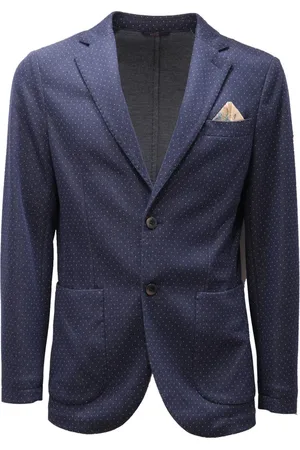 At.p.Co Jassen, Heren, Blauw, S, Katoen, Patroonmix Katoenen Jas