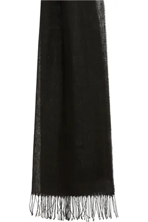 Max Mara Accessoires, Dames, Zwart, ONE Size, Zwarte Sjaal Collectie sionbio