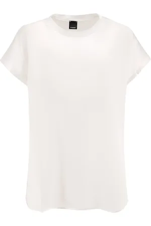 Pinko Tops, Dames, Wit, M, Witte T-shirts en Polos