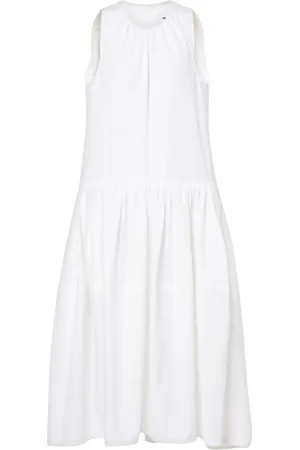 Jil Sander Kleedjes, Dames, Wit, M, Elegante Zwarte Jurk voor Vrouwen