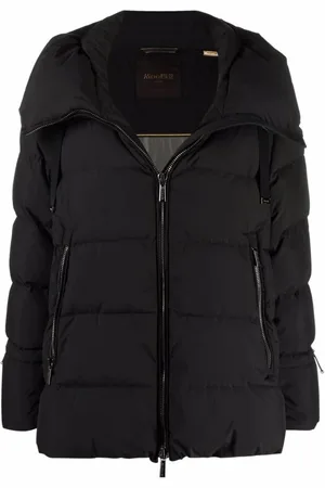 MOORER Jassen, Dames, Zwart, L, Polyester, Down Jassen