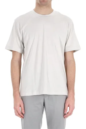 ELEVENTY Tops, Heren, Wit, M, Katoen, Casual heren T-shirt en Polo