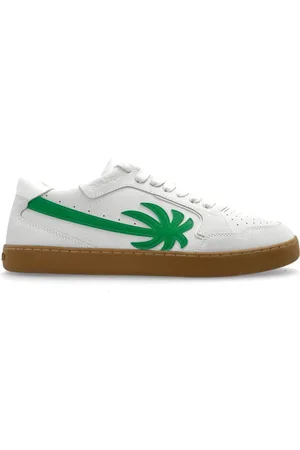 Palm Angels Schoenen, Heren, Wit, 41 EU, Leer, Sportschoenen Nieuw Palm 1