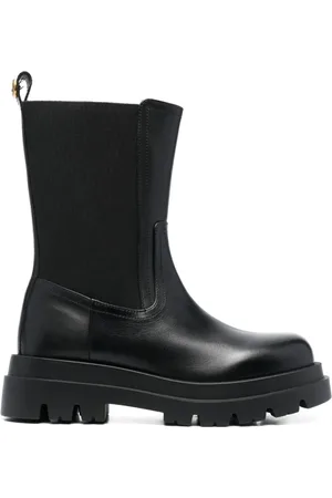Twin-Set Schoenen, Dames, Zwart, 36 EU, Enkellaarsjes