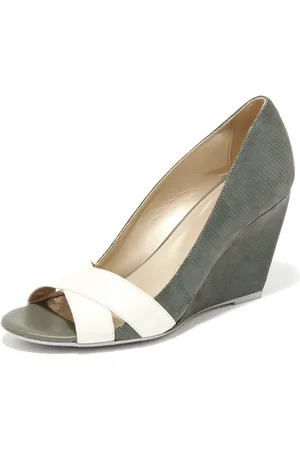 Hogan Schoenen, Dames, , 38 EU, Wig Sandaal Schoenen in Safari Kleur