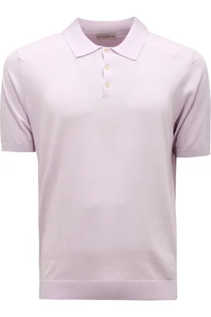BALLANTYNE Tops, Heren, Paars, M, Lila Gebreide Trui Glicine Stijl