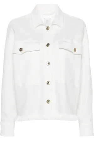 ELEVENTY Blouses & Shirts, Dames, Wit, M, Katoen, Witte Versleten Casual Overhemd met Lange Mouwen