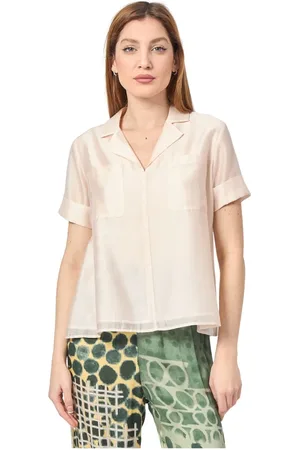 Alessia Santi Blouses & Shirts, Dames, , XS, Katoen, V-hals shirt met zakken