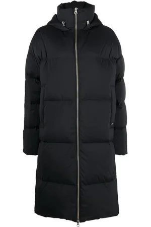J Lindeberg Mantels, Dames, Zwart, S, Nylon, Zwarte Dons Parka Jas