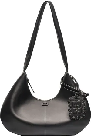 Ganni Tassen, Dames, Zwart, ONE Size, Bou Tas Hobo Medium