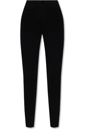 Saint Laurent Broeken, Dames, Zwart, M, Slim-fit broek