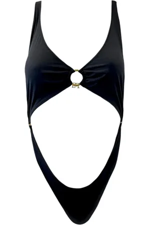 Elisabetta Franchi Badkleding, Dames, Zwart, S, Zwart Zee Kleding Stijlvol