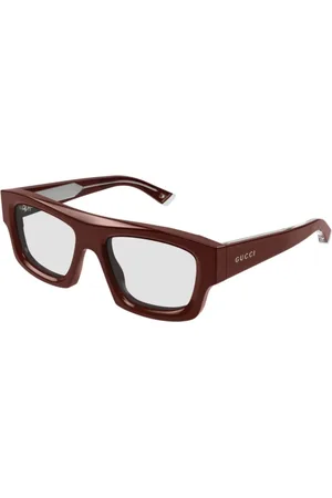Gucci Accessoires, unisex, Rood, ONE Size, Stijlvolle zonnebril