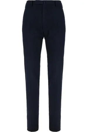 Incotex Broeken, Heren, Blauw, 3Xl, Blauwe Haak Rits Riemlussen