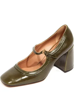 A.BOCCA Schoenen, Dames, Groen, 37 1/2 EU, Vintage Effect Schoenen in Groen