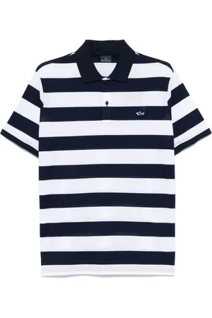 Paul & Shark Tops, Heren, Blauw, S, Navy Button-Up Sweater