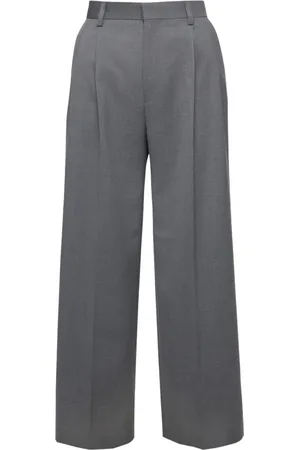 Filippa K Broeken, Dames, Grijs, M, Wol, Wollen broek voor vrouwen