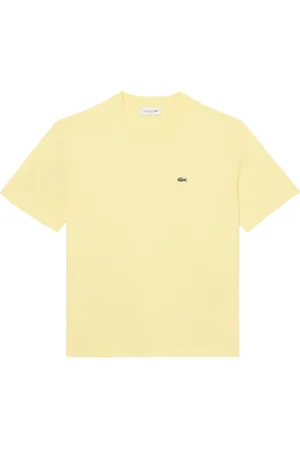 Lacoste Tops, Dames, Geel, M, Gele T-shirts en Polos