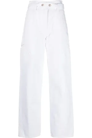 IRO Jeans, Dames, Wit, L, Katoen, Straight Jeans