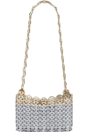 Paco rabanne Tassen, Dames, Blauw, ONE Size, Iconic Nano 1969 Skyline Tas