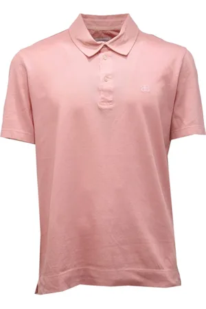 BALLANTYNE Tops, Heren, Roze, M, Katoen, Italiaans katoenen shirt in roze
