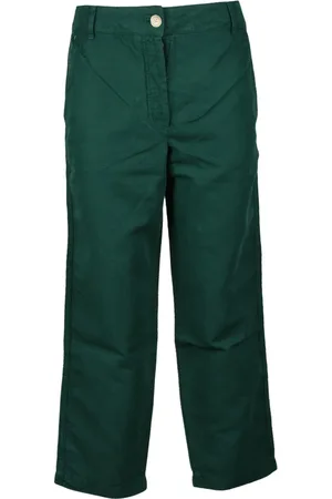 Tommy Hilfiger Broeken, Dames, Groen, L, Katoen, Broek