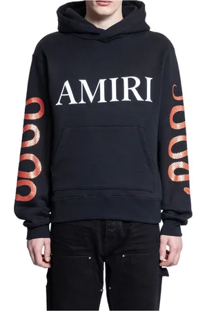 AMIRI Sweatshirts & Hoodies, Heren, Zwart, M, Slang Grafische Hoodie