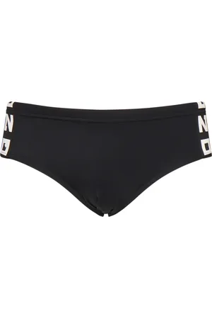 Dsquared2 Badkleding, Heren, Zwart, XL, Zwarte Zee Kleding met D2 Banden