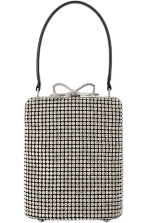 Self-Portrait Tassen, Dames, Grijs, ONE Size, Polyester, Plastic handbags