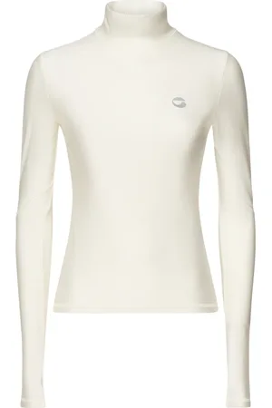 COPERNI Tops, Dames, Wit, S, Witte hoge hals top
