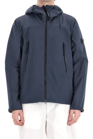 C.P. Company Jassen, Heren, Blauw, M, Nylon, Blauwe Pro-Tek Superlicht Nylon Jas