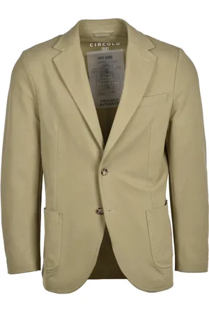 Circolo Jassen, Heren, Groen, 4Xl, Katoen, Jas