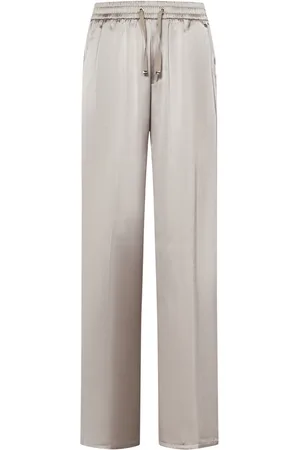 HERNO Broeken, Dames, , XS, Leer, Trekkoordbroek