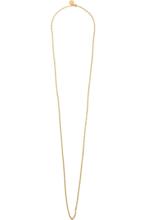 Tom Ford Accessoires, Heren, Geel, ONE Size, Vintage Gouden Ketting met Logo Munt