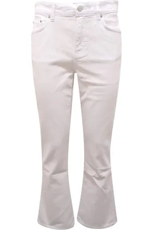 DEPARTMENT FIVE Broeken, Dames, Wit, W25, Witte Wijde Pijp Broek