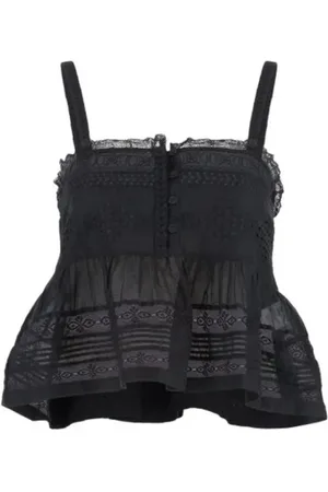 Isabel Marant Tops, Dames, Zwart, S, Denys Top in Zwart