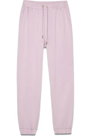 Oltre Broeken, Dames, Paars, M, Jogger van zacht jersey