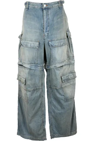 Balenciaga Jeans, Dames, Blauw, S, Katoen, Jeans