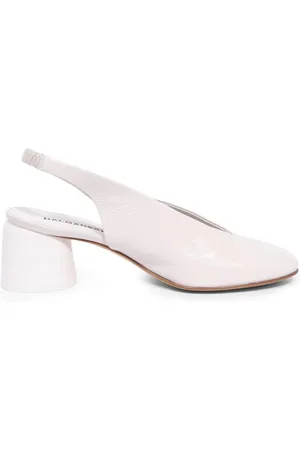 HALMANERA Schoenen, Dames, Wit, 39 EU, Galia 21 Slingback Schoenen Made in Italy