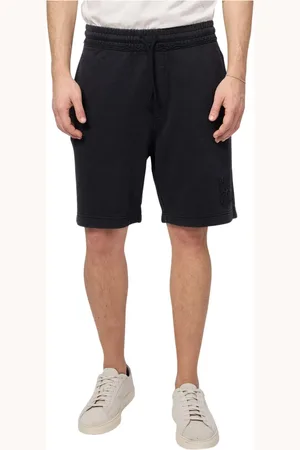 HUGO BOSS Korte broeken, Heren, Zwart, S, Katoen, Zwarte Katoenen Bermuda Shorts Distrell