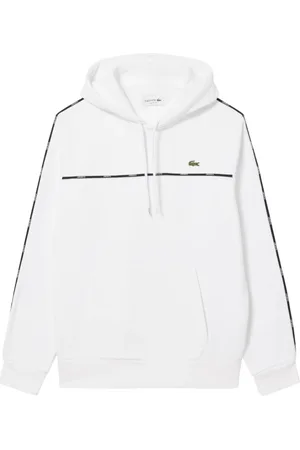 Lacoste Sweatshirts & Hoodies, Heren, Wit, S, Katoen, Witte Sweatshirt voor Mannen