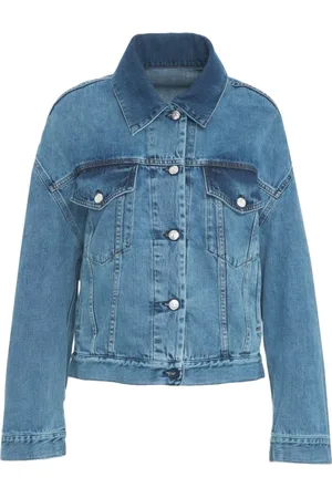 Nine In The Morning Jassen, Dames, Blauw, S, Denim, Denim jack 