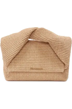 J.W.Anderson Tassen, Dames, , ONE Size, Grote Twister Raffia Schoudertas